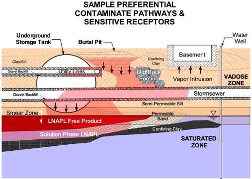 Contaminate Migratory Pathways