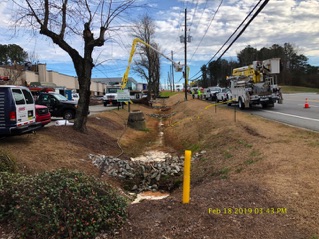 Site Monitored Through Three Additional Rain Events Until Oil Sheen Dissipated in Stormwater Runoff