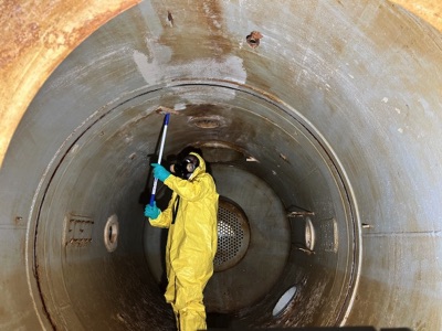 Mercury Decontamination of Turbine Loop