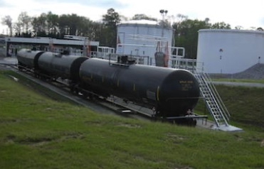 Completed Ethanol Railcar Unloading Rack