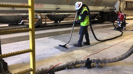 Flour Dust Cleaning