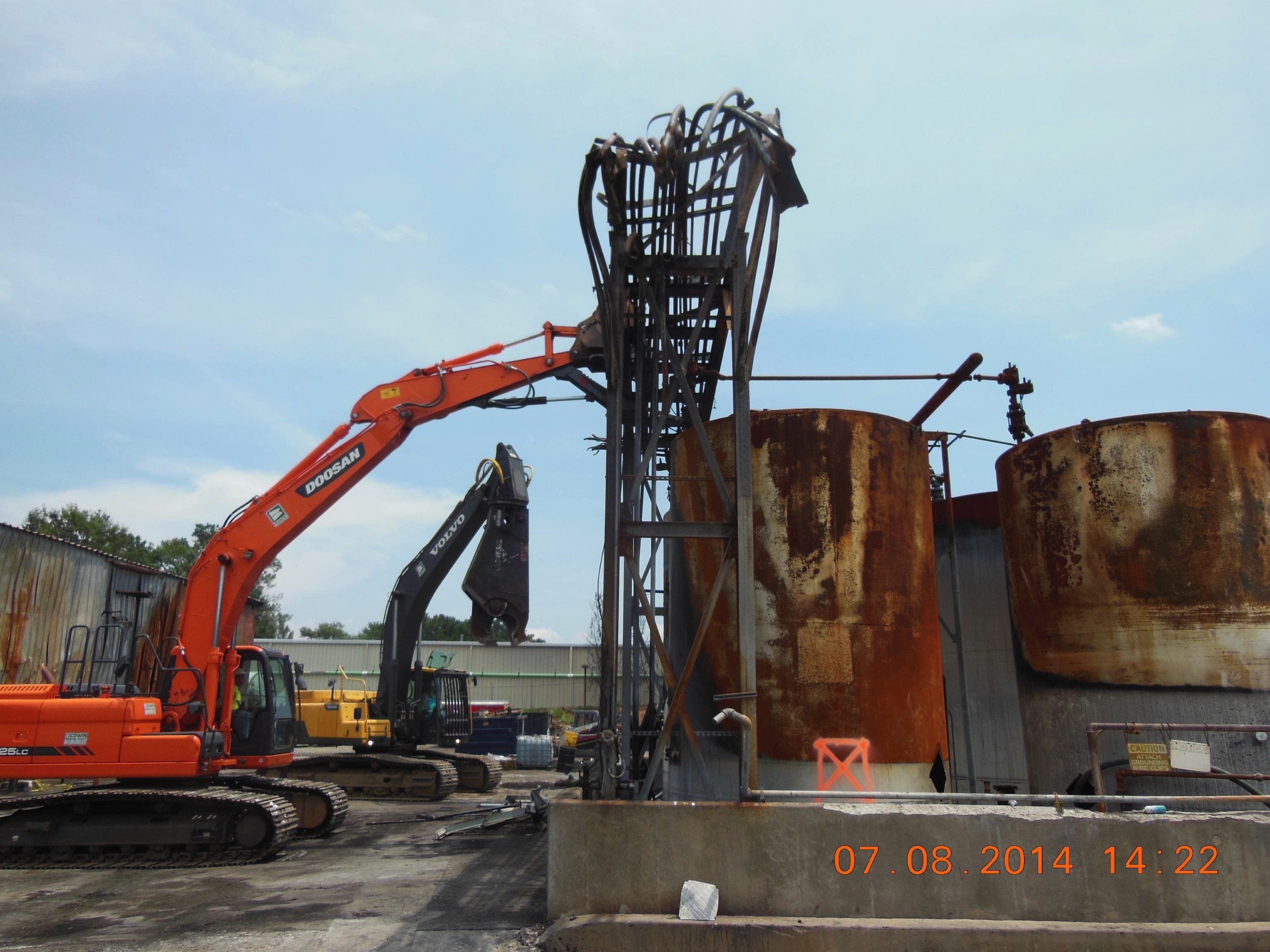 Chemical Fire Tank Farm Demolition