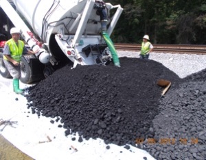 Coal Recovery From Derailment