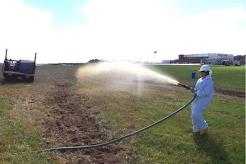 Bioremediation of Aircraft Jettisoned Fuel Tank