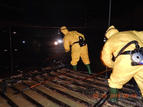 TANK HEATING COIL CLEANING