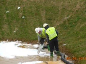 Landfill Leachate Foam Recovery