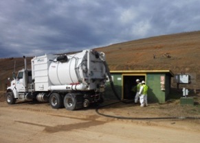 Landfill Leachate Sumps Cleaned