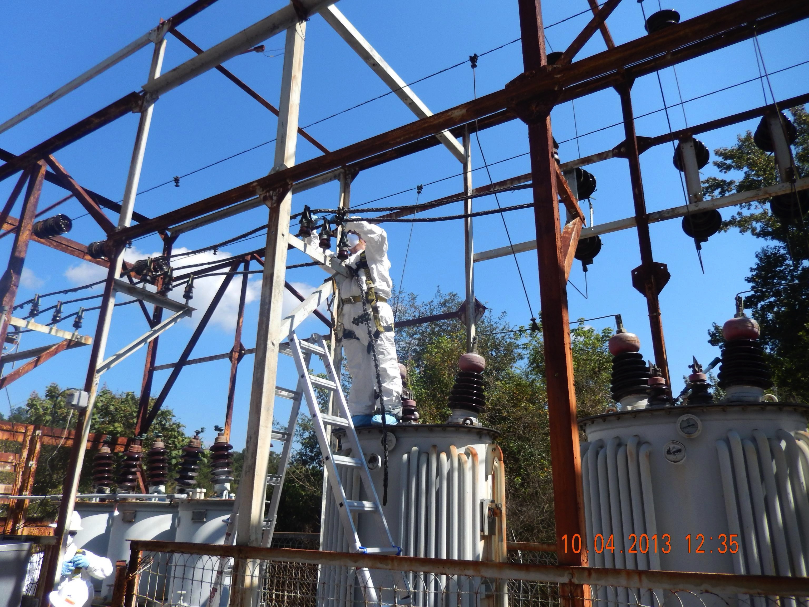 PCB Cabling Removed from Substation