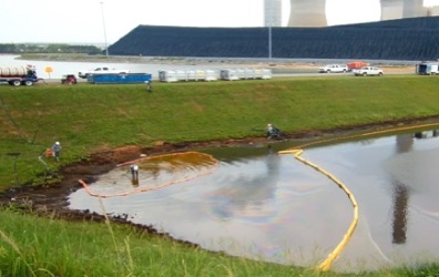 Fuel Oil Cleanup at Coal Fired Power Plant Cartersville GA