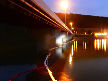 Hydroelectric power plant oil spill cleanup Cartersville Georgia