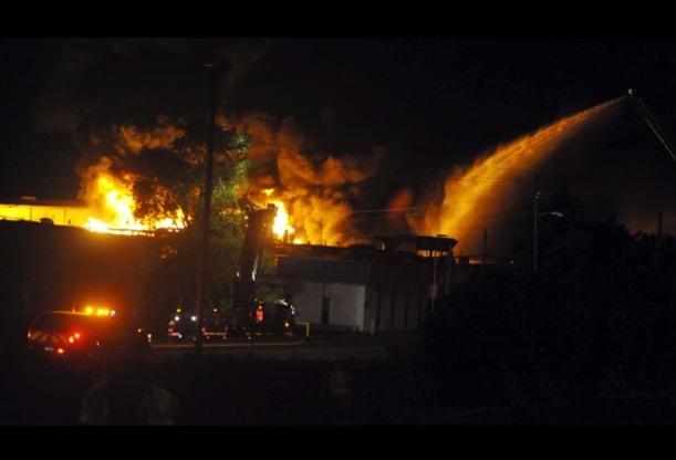 Chemical Plant Fire Emergency Response