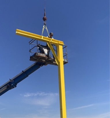 Remtech Fall Protection System Installed by Remtech at Tanker Loading Rack in Columbus Georgia