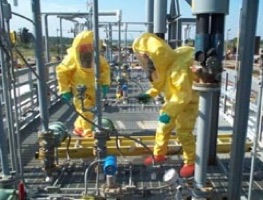 Anhydrous Ammonia Handling Training at Power Plant NOX Treatment Facility Cartersville Georgia