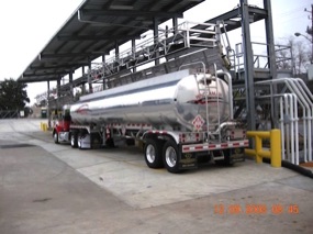 Tanker Loading Rack at Lubricant Facility