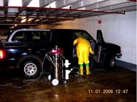 Mercury Abatement Parking Garage Atlanta Georgia