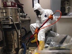 Mold Abatement in Medical Exam Room Atlanta Georgia