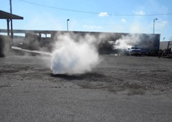 Smoke Testing Locates Unknown Drop Inlet Atlanta Georgia