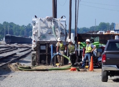 VacuJet Setup At Extraction Point Macon Georgia