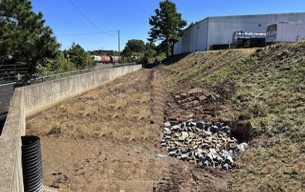 retention pond restoration