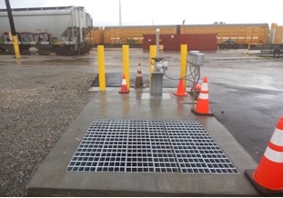 Inground Weir Structure with Automated Sluice Gate St Louis Missouri