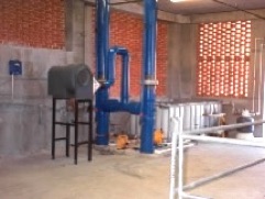 groundwater treatment system at newspaper facility